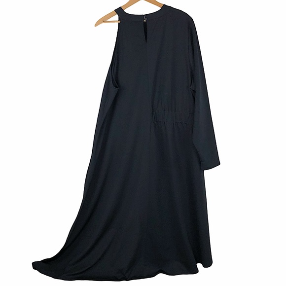 Lane Bryant One-Sleeve Asymmetrical Hem Maxi Dress - Picture 3 of 7